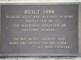 819 N. Cass St. marker. Do not resist growing old many are denied the privilege