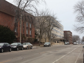 Apartments and hotel on E. State Street