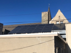 Solar Panels on First Unitarian Society of Milwaukee