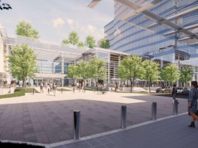 Future Mason Street Plaza Atop Cass St.