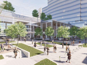 Future Mason Street Plaza Atop Cass St.
