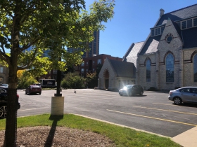 Immanuel Presbyterian Church parking lot.