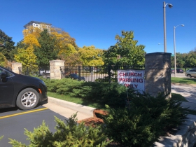 Immanuel Presbyterian Church parking lot.